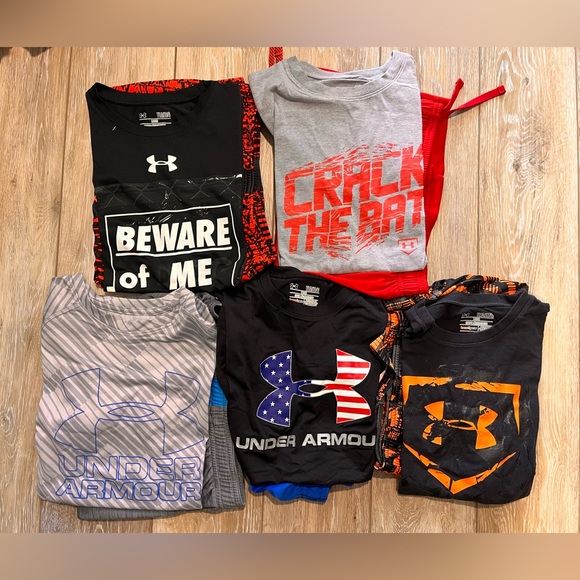 Under Armour Other - Under Armour Kids Short Sets - Shorts and T Shirts MD - LG
